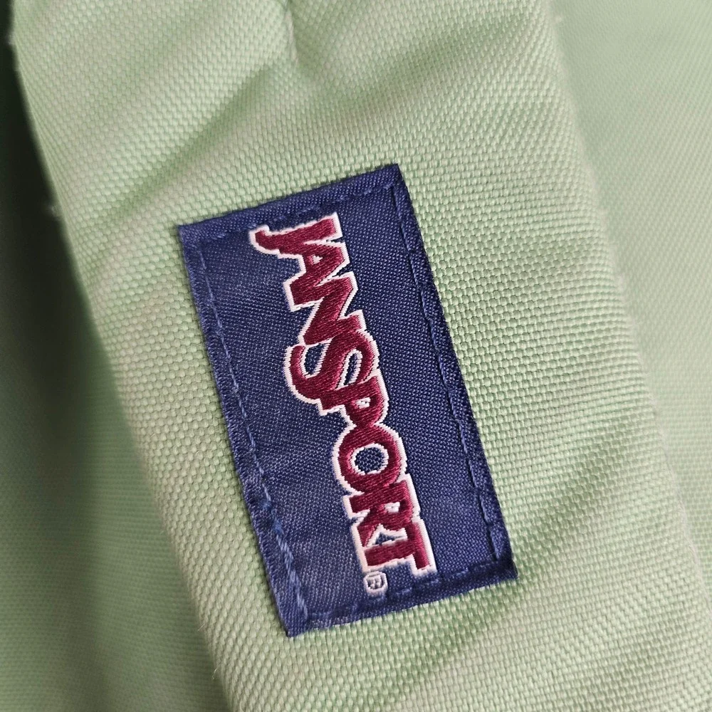 JanSport Backpack Unisex OS Sage Green West Break Cordura Durable School Bag